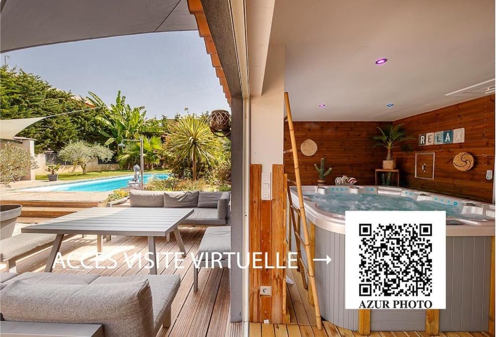 Villa 06O - Belle villa avec piscine et jacuzzi privé Impasse des Tilleuls, 06600 Antibes