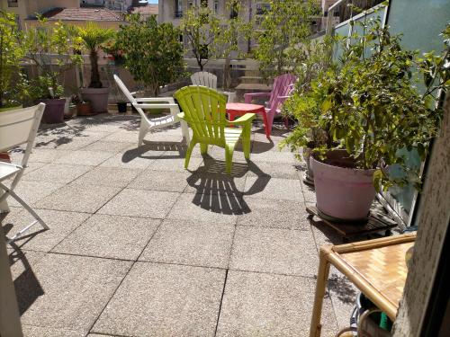 Appartement 06P - Au cœur de Nice superbe terrasse, WIFI & CLIM 19 Rue Molière Nice