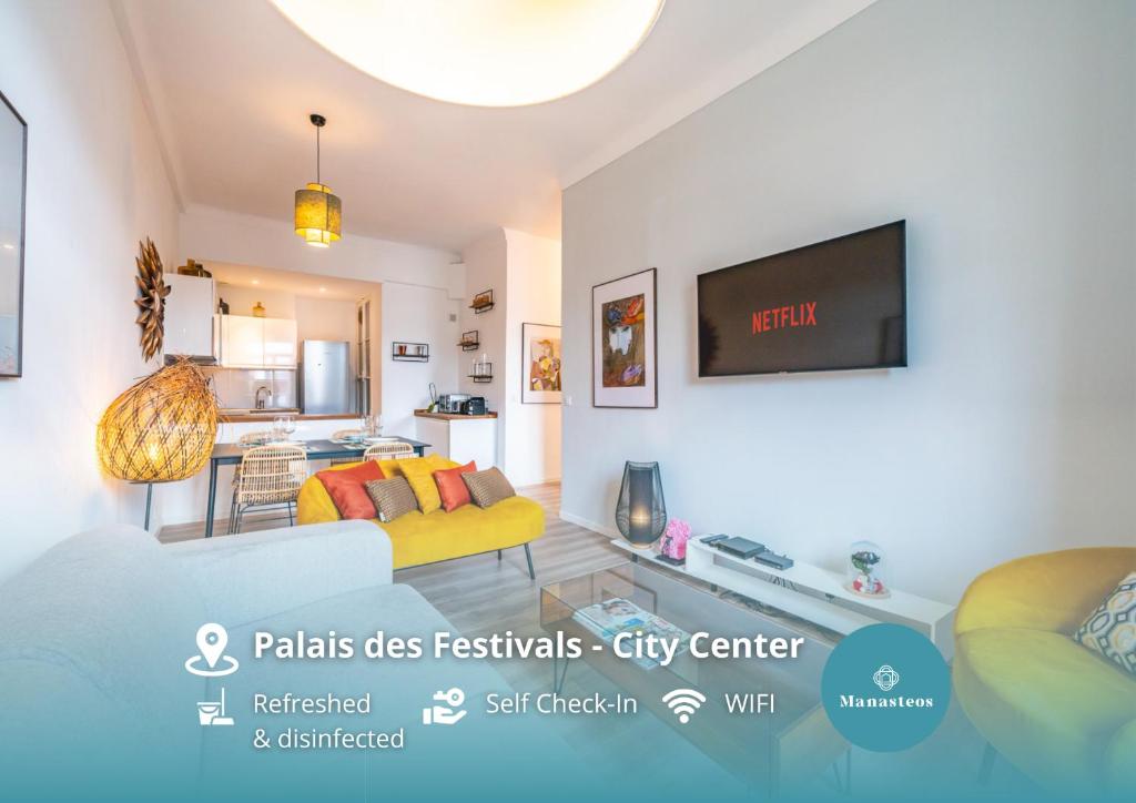 Appartement 100 m Palais des Festivals - Croisette - Beach - Congress 3ème étage 10 Rue Jean de Riouffe, 06400 Cannes