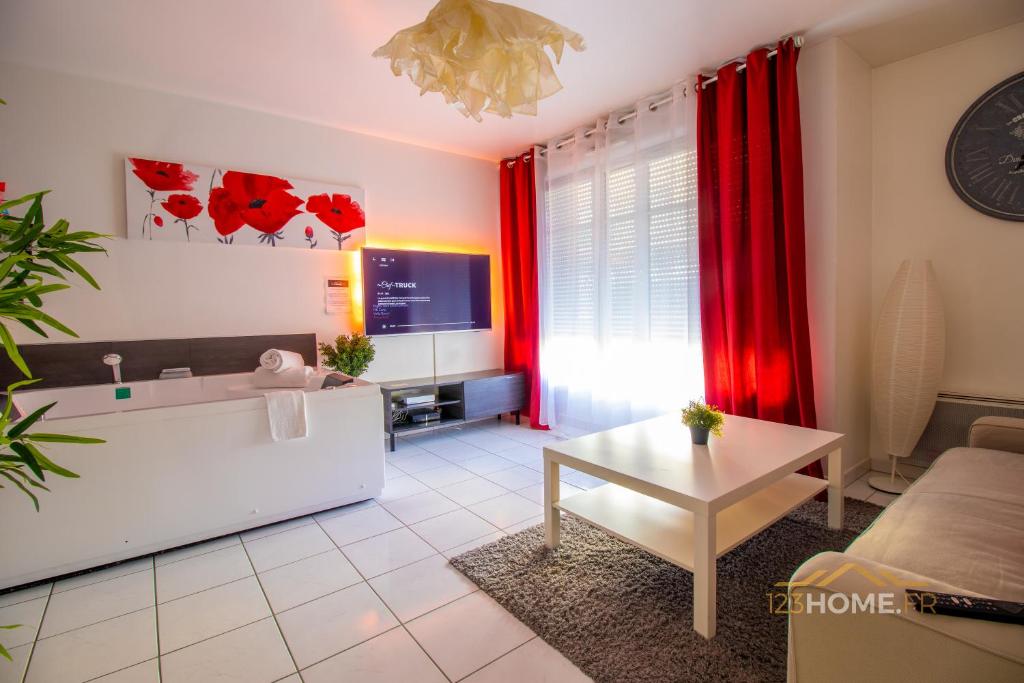 Appartement 123home-Loft & spa Appt #1 5 Rue de Prague, 77144 Montévrain