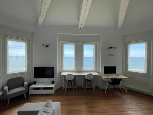 1ère ligne Mer Appartement 7 personnes. Biarritz france