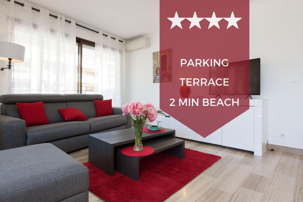 Appartement 2-bedroom 2 min from the beaches Ideal for families With a terrace ! 18 Avenue des Hespérides, 06400 Cannes