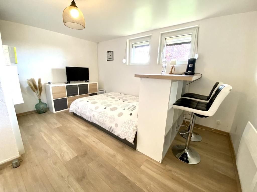 Appartement 2 - Le Studio Pontissalien - Parking privatif 13 Rue Châteaubriand, 25300 Pontarlier