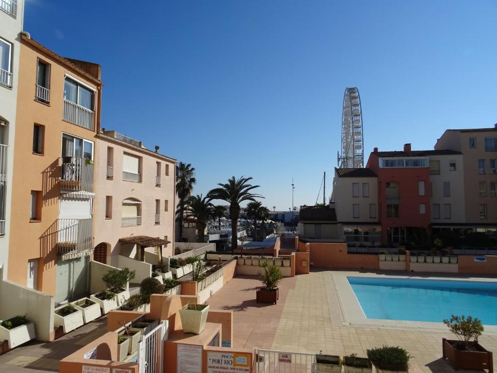 Appartement 2 PIÈCES 35 M² CAP D'AGDE, CENTRE PORT, BEL APPARTEMENT TYPE 2 LOGGIA PISCINE RESIDENCE PORT RICHELIEU 4 APPT 206, 34300 Le Cap d\'Agde