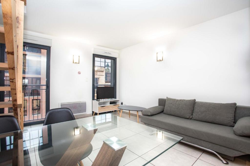 Appartement 202 - Appartement Duplex Moderne - Jeanne d'Arc, Toulouse 18 Rue Matabiau, 31000 Toulouse