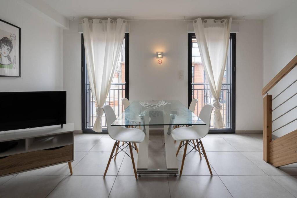 Appartement 303 - Appartement Duplex Moderne - Jeanne d'Arc, Toulouse 18 Rue Matabiau, 31000 Toulouse