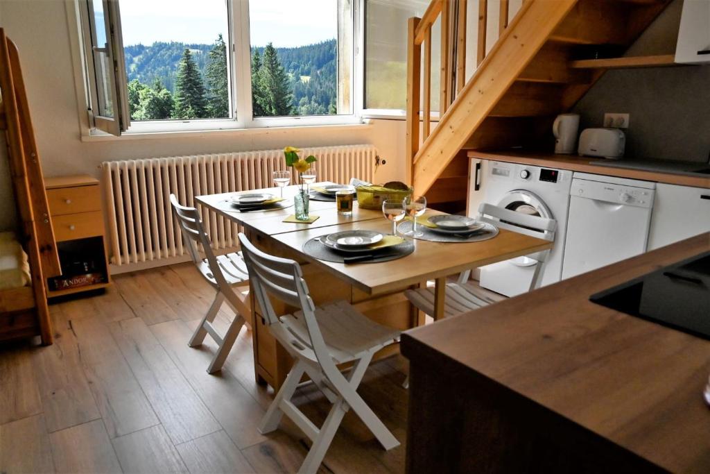 Appartement 35m Close The Slopes With View On Mountain ! 182 Chemin des Gouttridos, 88400 Gérardmer