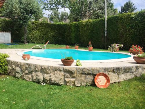 4 bedrooms villa with private pool enclosed garden and wifi at Penafiel Abol de Cima portugal