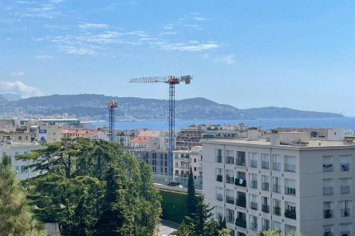 4 couchages superbe résidence proche de la mer VUE MER Nice france