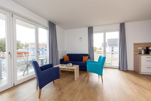 4 Zimmer Maisonette 3 Balkone optional Bootsliegeplatz Haus 6 A6 Plau am See allemagne