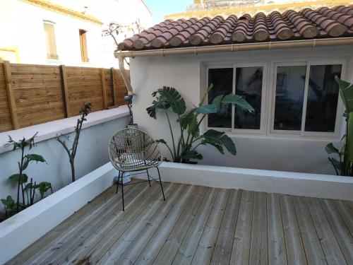 Appartement a 2 pas du port, rez de jardin, Port love 6 Rue du Onze Novembre Port-Vendres