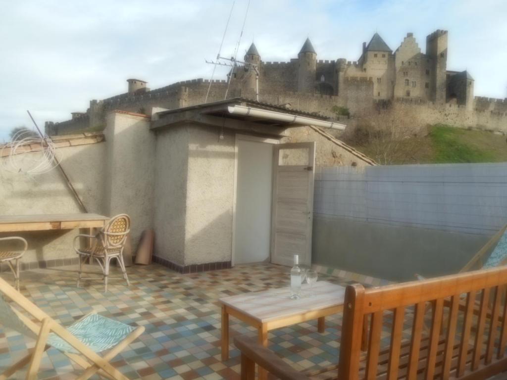 Appartement A côté de la Cité, vue 360°. 74 Rue Barbacane, 11000 Carcassonne