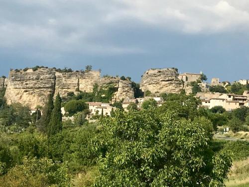 À l'étape des jeunes randonneurs Saignon france