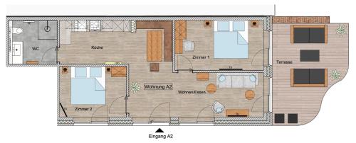 Appartement A2 - Haus Deichwind Königsberger Allee 36 - FERIENDOMIZIL HOLLICH Königsberger Allee 36 Grömitz