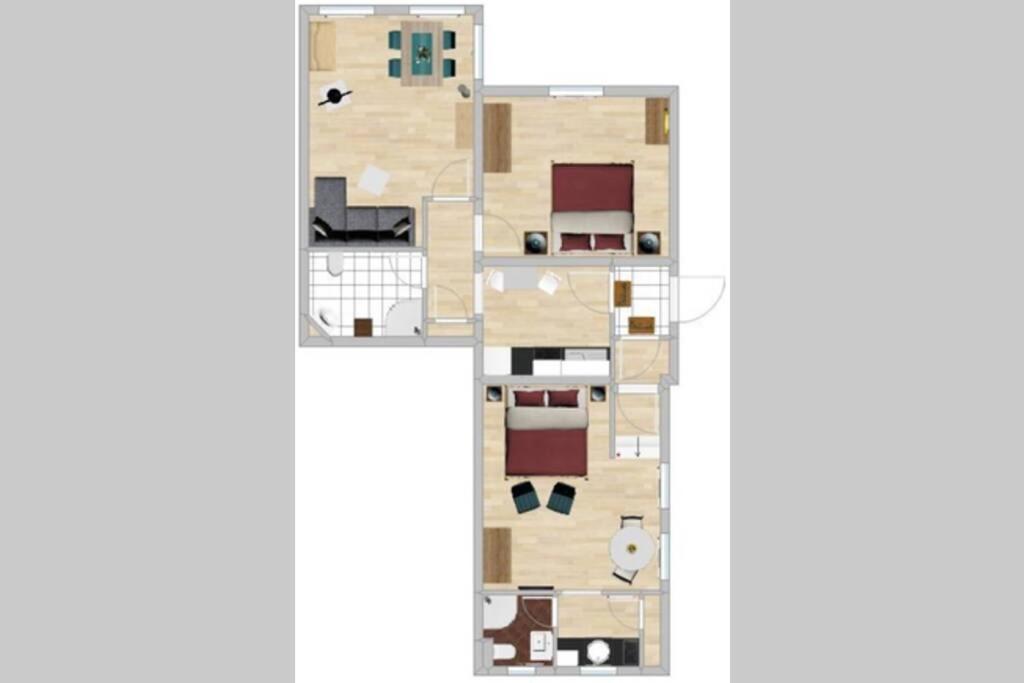 Appartement Adlerhorst im Haus Seeadler Waldstraße, 15, Wohnung Adebar+Waldkauz, 17454 Zinnowitz