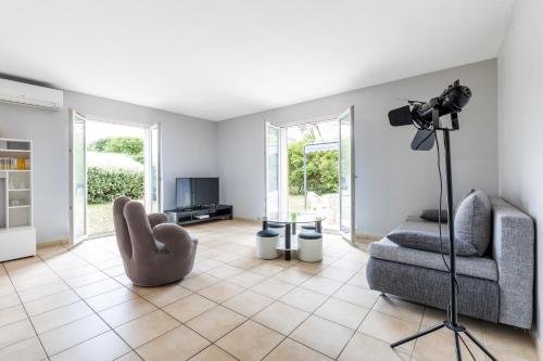 Agreable villa 6 personnes dans quartier paisible Lanton france