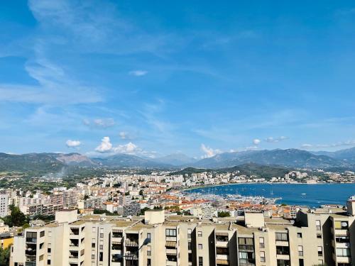 Appartement Ajaccio T2 grand standing neuf vue mer centre-ville & plages Résidence Les Terrasses de Torretta Bâtiment D RDC Route du Salario Ajaccio