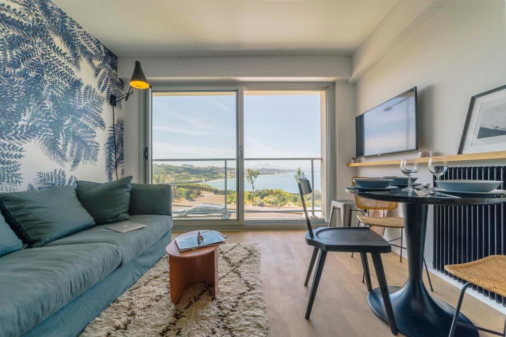 Appartement Alaena, vue imprenable sur l'océan Résidence la Frégate 21 Perspective de la Côte des Basques, 64200 Biarritz