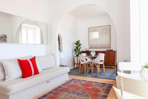 Appartement Alfama Amazing Scenic River and City View Charming apartment With 2 bedrooms and AC 19th Century Building Travessa das Mónicas Lisbonne