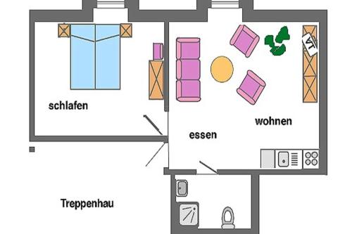 Appartement Altes Wasserwerk, FW 2 Hägerende 15 Zingst