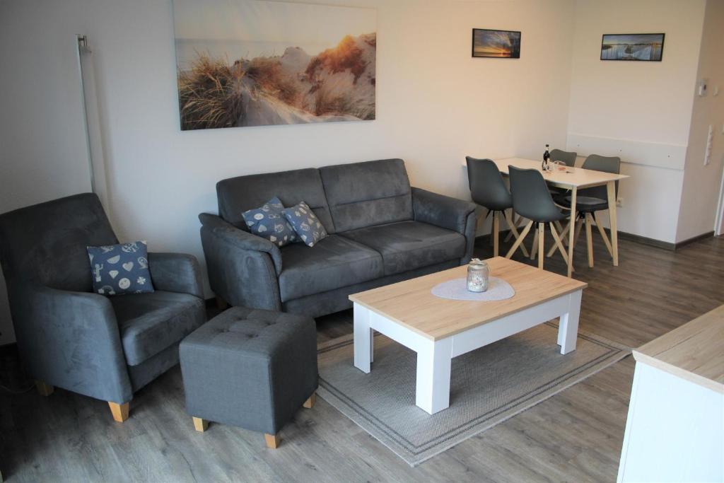 Appartement Amselhaus Ferienwohnung Wiesenblick Amselstr. 19a, 26553 Nessmersiel