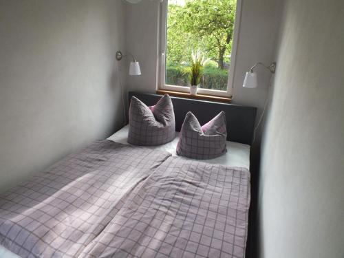 Maison de vacances An der Elde mit Boot Bungalowsiedlung Eldekanal 14 Lübz