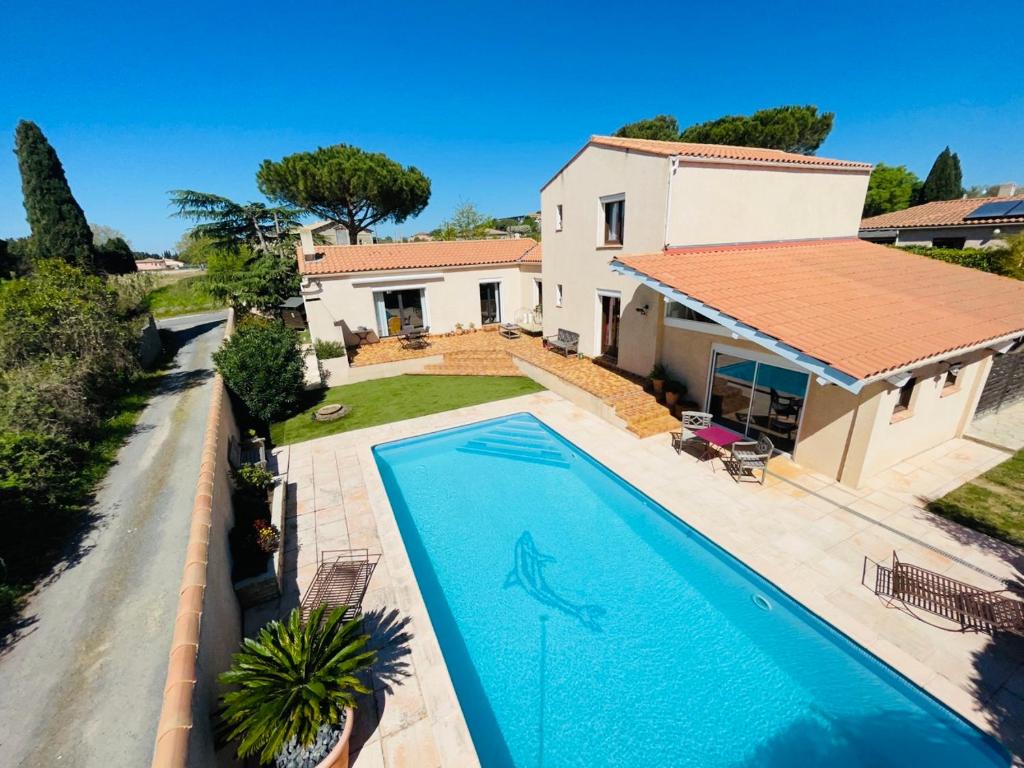 Maison d'hôtes Annexe des Pins - studio gîte avec piscine & climatisation 17 Chemin de Parazols, 34420 Villeneuve-lès-Béziers