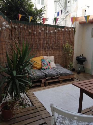 Apartamento encantador com pátio Lisbonne portugal