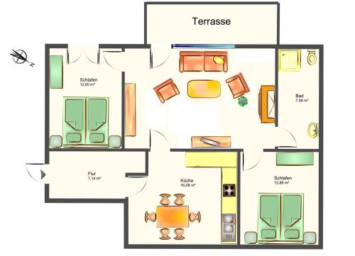 Apartment Nähstube Bansin allemagne