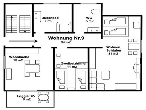 Appartements Apartmenthaus am Schwarzwälder Hof Von-Andlaw-Straße 11 Bad Bellingen