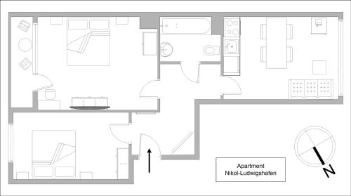 Apartments Nikol - Ludwigshafen Ludwigshafen allemagne