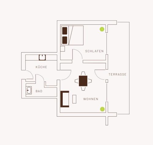 ApartWehr Business&Ferien Apartment Türkis Wehr allemagne