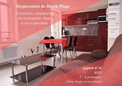 Appart 2-4 pers Berck-Plage Hyper-centre Berck-sur-Mer france