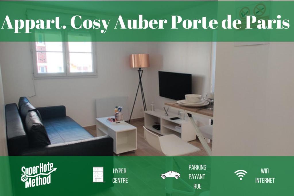 Appartement Appart Cosy Auber Porte de Paris 27 Rue de la Courneuve, 93300 Aubervilliers