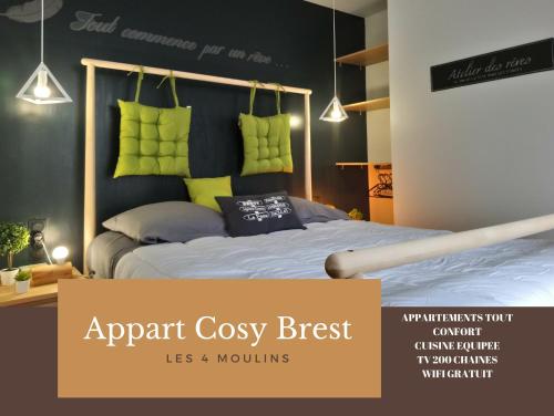 Appartements Appart Cosy Brest (Les 4 moulins) 29 206 Rue Anatole France Brest