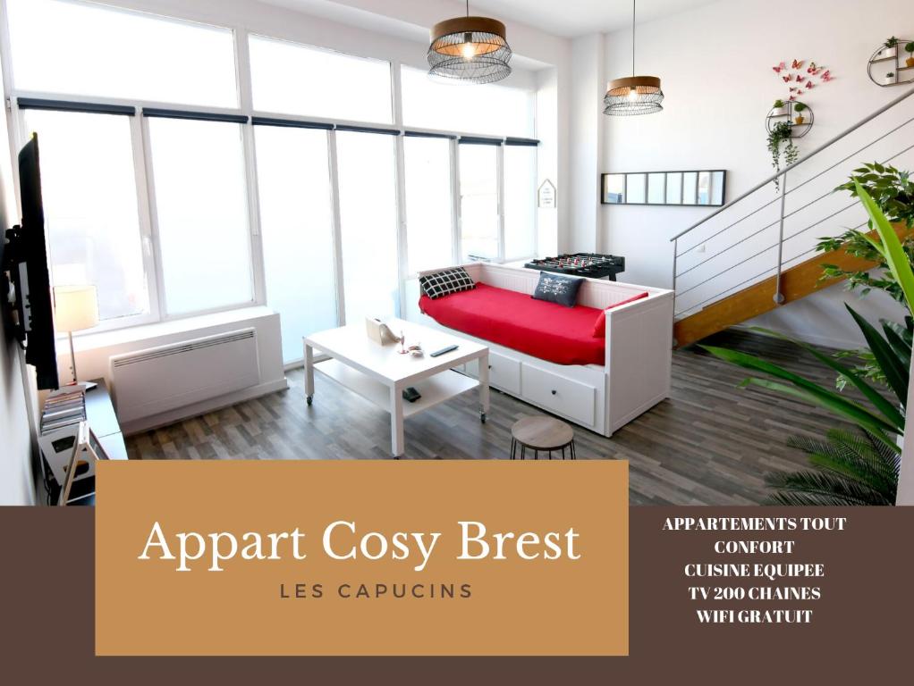 Appartements Appart Cosy Brest (les Capucins) 2 Rue Pierre Ozanne, 29200 Brest