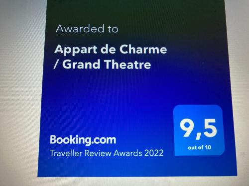 Appart de Charme / Grand Theatre Bordeaux france