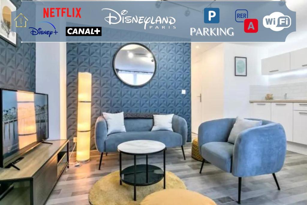 Appartement Appart Disney T2 Chic 39B Avenue Thibaud de Champagne, 77144 Montévrain