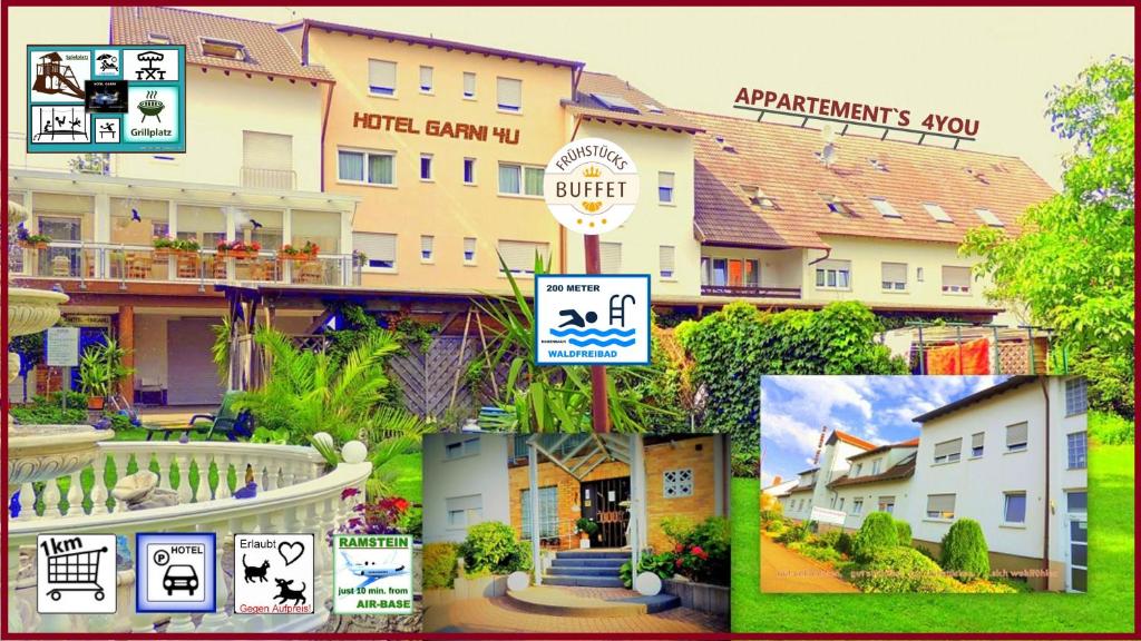 Appart'hôtel Appartements 4U Rodenbach Friedhofstr.73 67688 Rodenbach