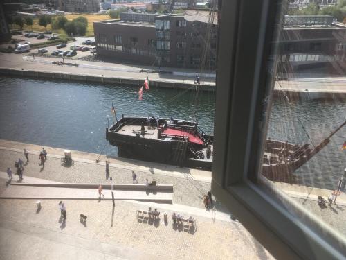 Appartment im Ohlerich Speicher in Wismar mit Stadt -und Meerblick