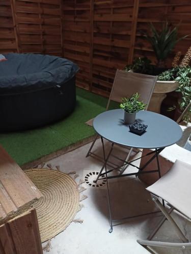 Chambre privée avec jacuzzi