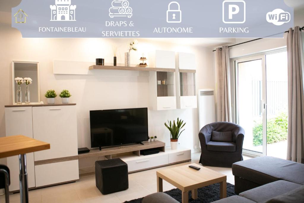 Appartement Appart'Hôtel L'Arbonnaise - Calme & Chic 311 Rue Neuve, 77630 Arbonne