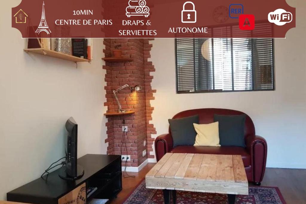 Appartement Appart'Hôtel Le Republique - Cosy et Calme 235 Avenue de la République, 94120 Fontenay-sous-Bois
