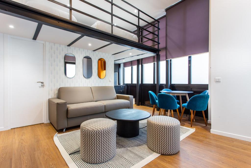 Appart'hôtel Luxury loft in paris Rue de la ville Neuve 75002 Paris
