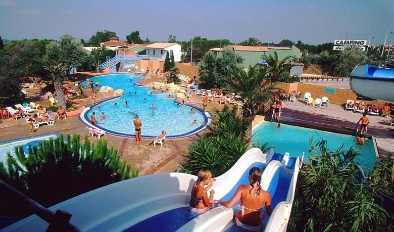 Appart'hôtel Mobilhome almira Camping mar estang voie des Flamants Roses 66140 Canet-en-Roussillon