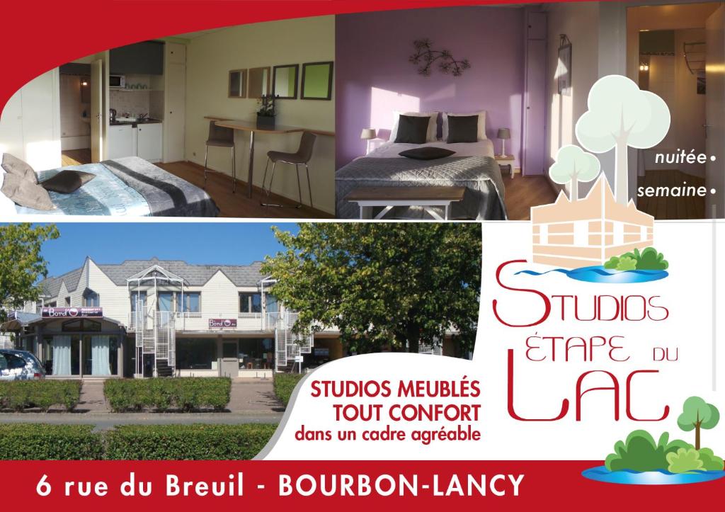 Appart'hôtel Studios étape du Lac 6 Rue du Breuil 71140 Bourbon-Lancy