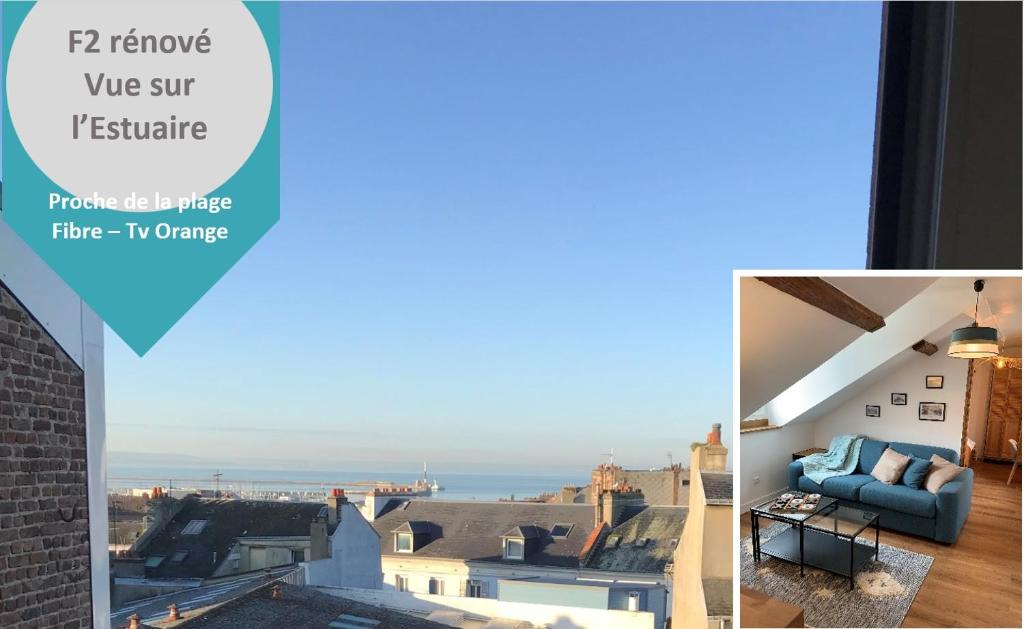 Appartement Appart LH L'Estuaire - F2 vue mer proximité plage 3ème étage 2 Rue Belain d'Esnambuc, 76600 Le Havre