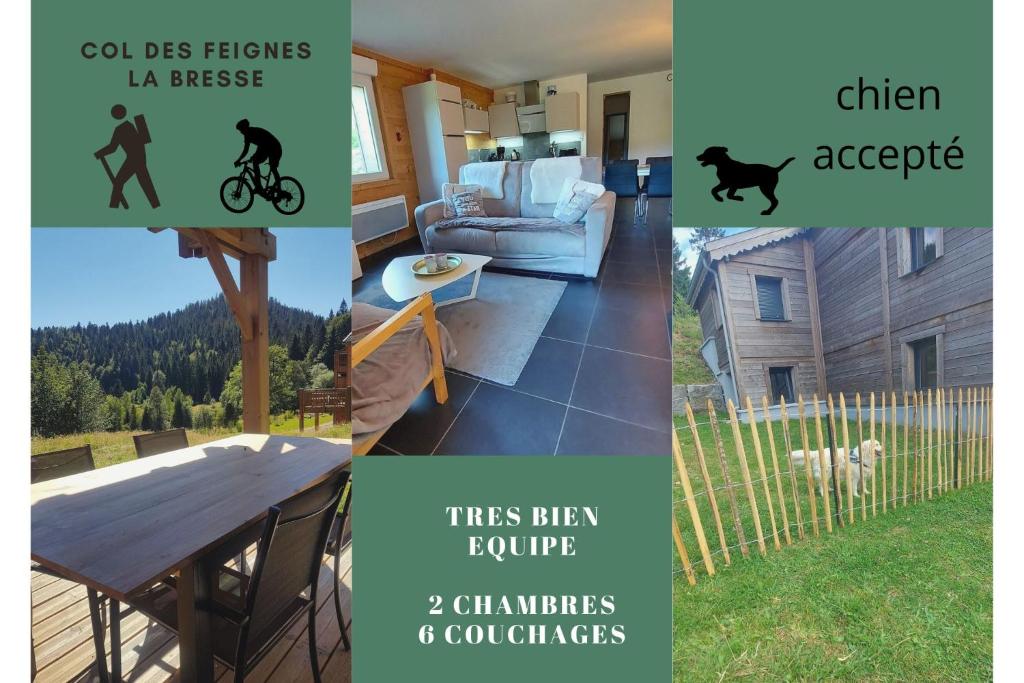 Appartement Appart. Type chalet * COSY * Superbe vue * 66 Route de Lispach, 88250 La Bresse