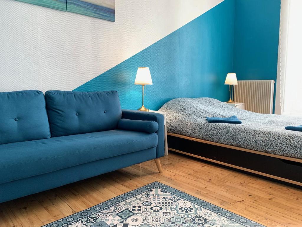 020 CHIC & COSY GRAND APPART 57m2 HYPERCENTRE WIFI SMART TV NETFLIX 4 Rue Camille Colard, 42000 Saint-Étienne