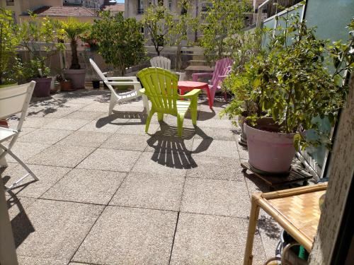 06P - Au cœur de Nice superbe terrasse, WIFI & CLIM